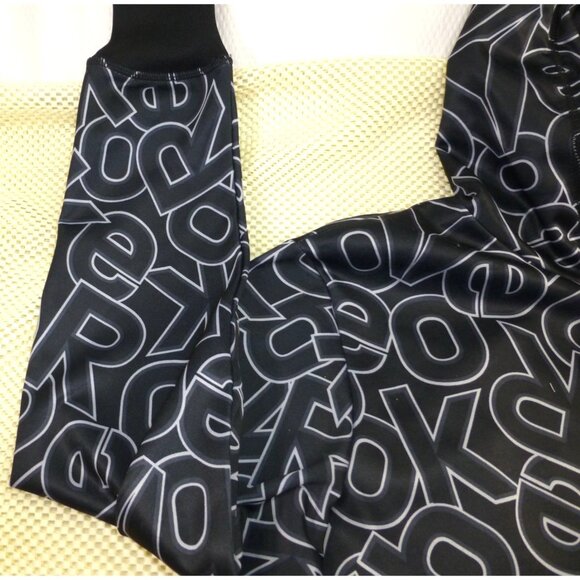 Reebok Delta AOP Pullover Hoodie Black Print Small Moisture Management Classic S - Picture 8 of 11